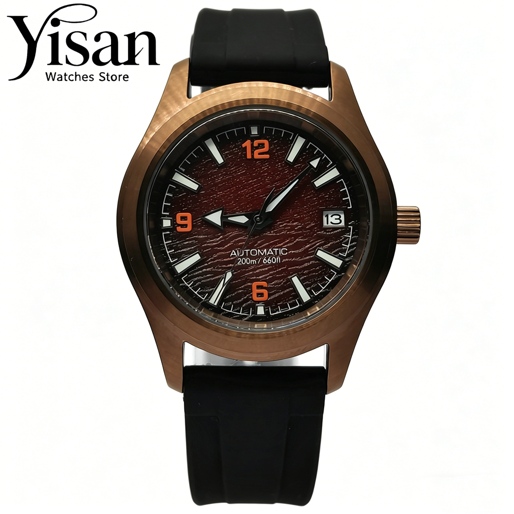 Luxury Watch Black - 36mm 39mm NH35 automatic movement sapphire