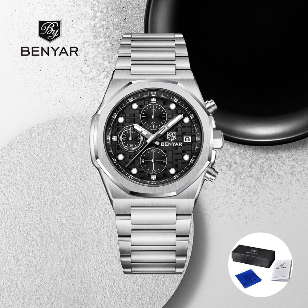 Luxury Watch Brand - 2025 New BENYAR Men's Watches Top