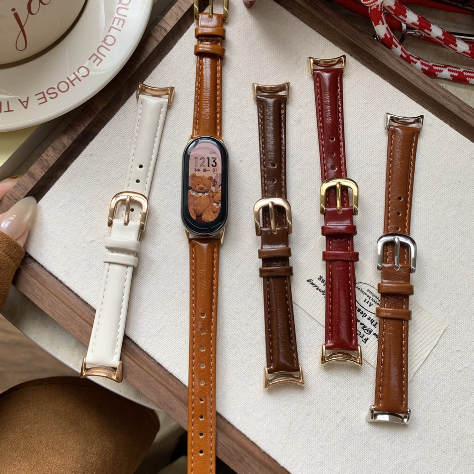 Xiaomi Luxury Watch - Luxury Oiled Calfskin Genuine Leather Bracelet