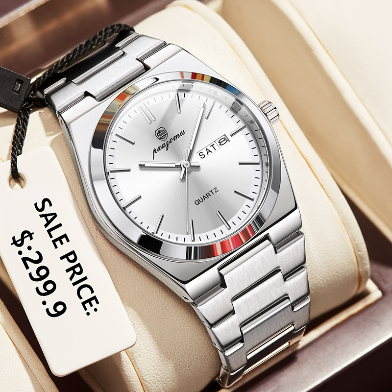 Luxury Watch Display - PAAZOMU Fashion Luxury Man Wristwatch Luminous