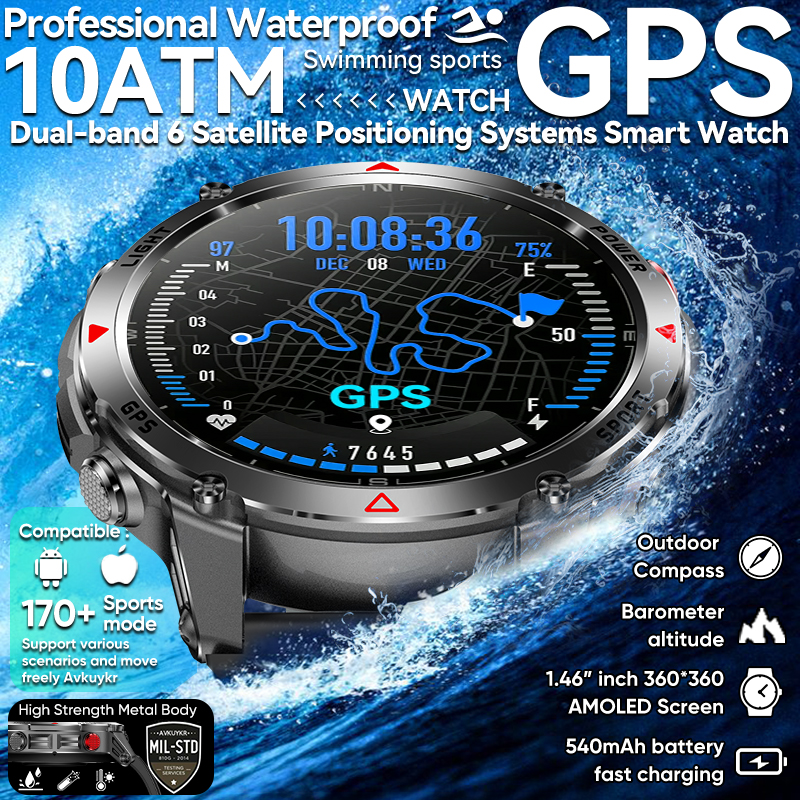 Xiaomi Luxury Watch - T-Rex 3 Pro Military Grade AGPS