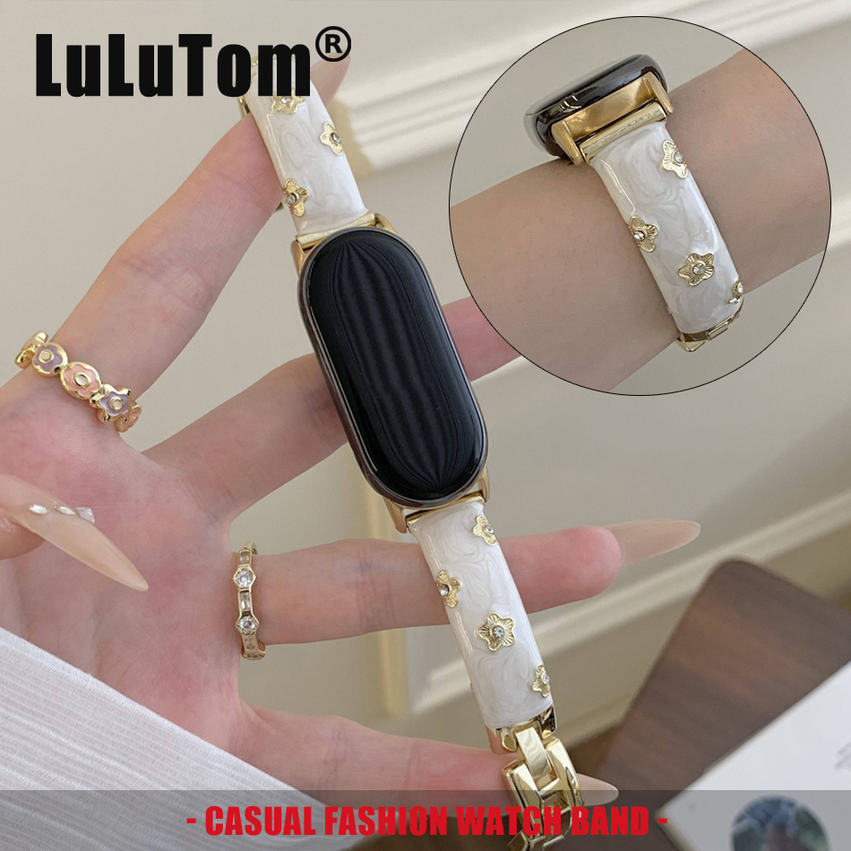 Xiaomi Luxury Watch - Fashion Flower Strap For Xiaomi Mi
