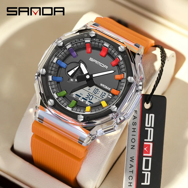 Luxury Watch G Shock - SANDA G style Men Watch Countdown