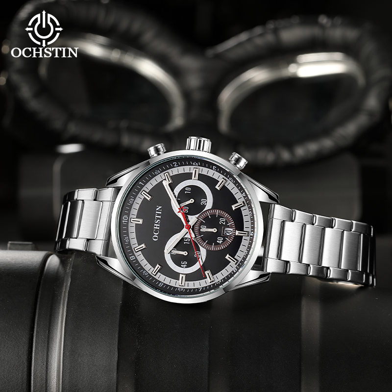 Luxury Watch G Shock - OCHSTIN Men's Stainless Steel Strap Wristwatch