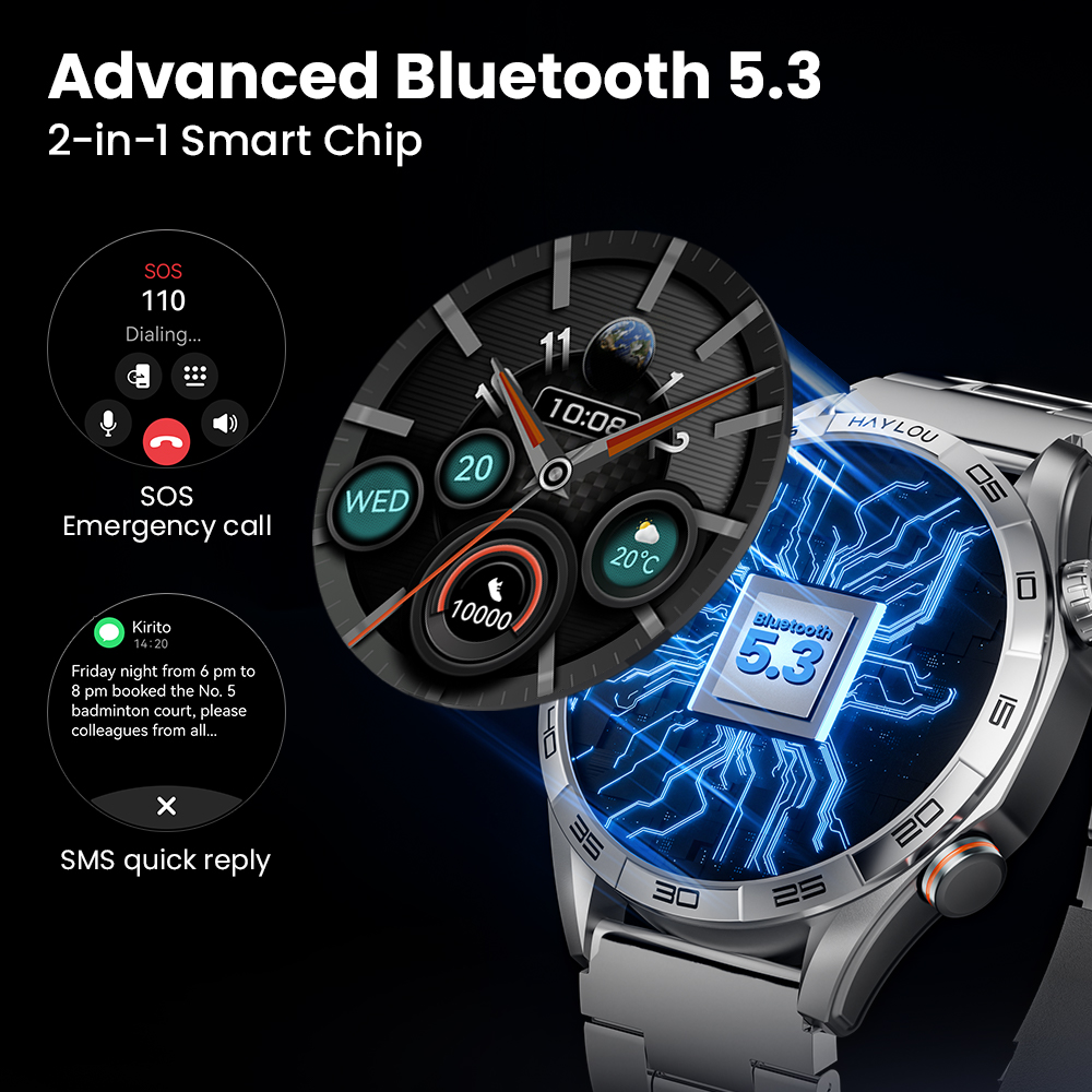HAYLOU Solar 5 Voice Calling S - Xiaomi Luxury Watch recensione e prezzo
