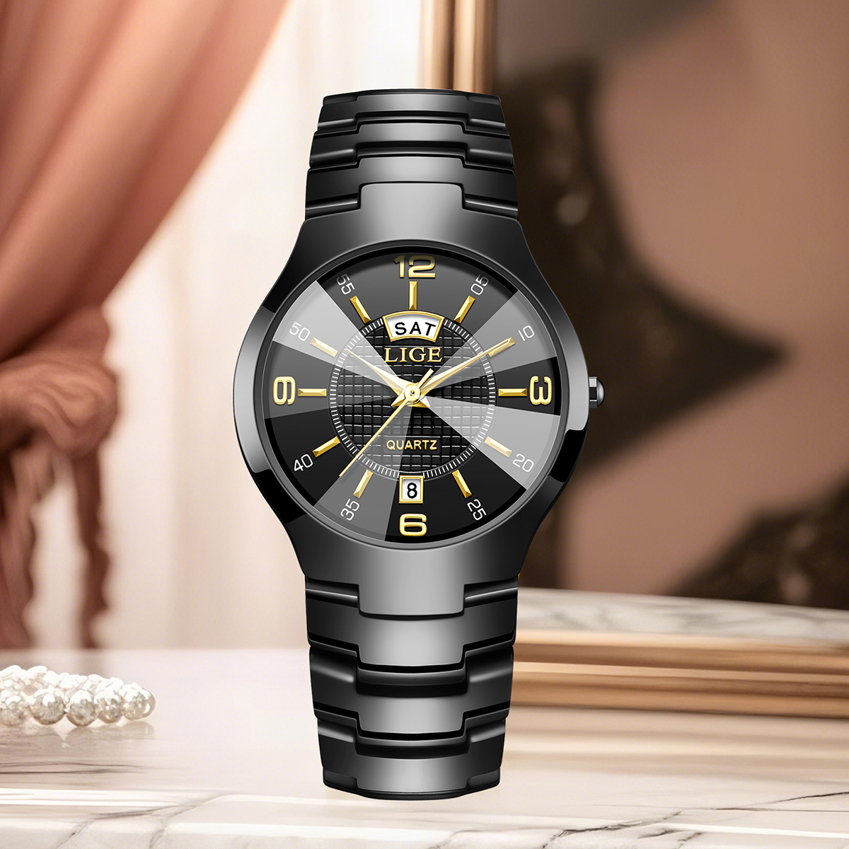LIGE Fashion Elegant Women's W - Luxury Watch Display recensione e prezzo