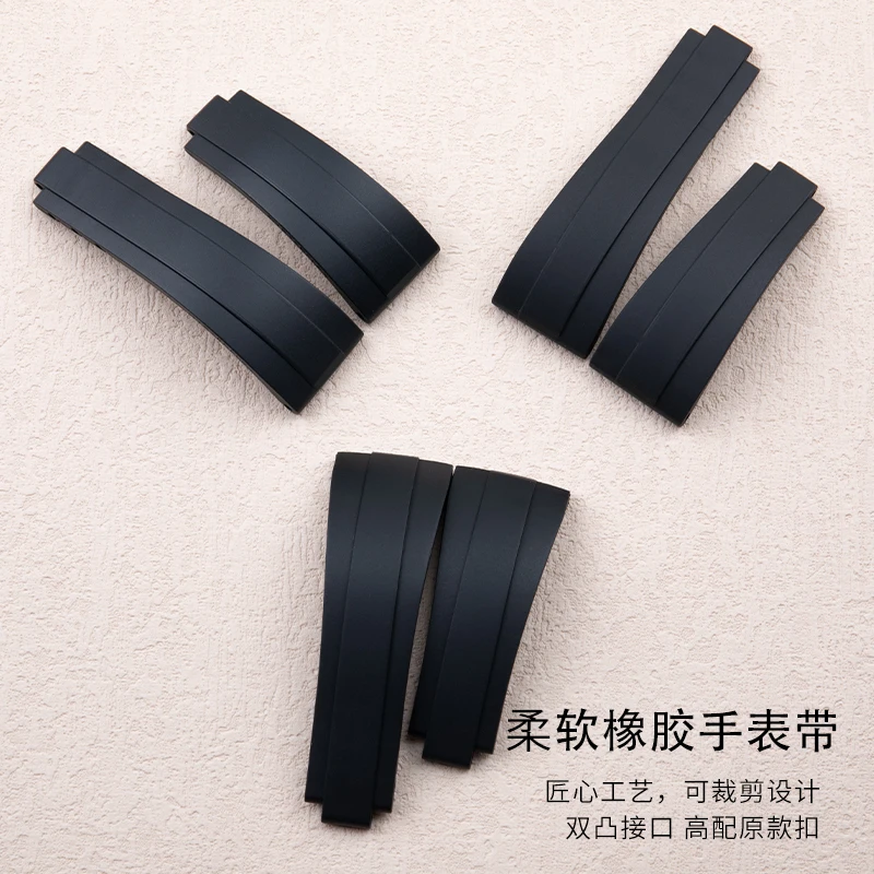 Rubber Short Buckle Watchband  - Luxury Watch Rolex recensione e prezzo