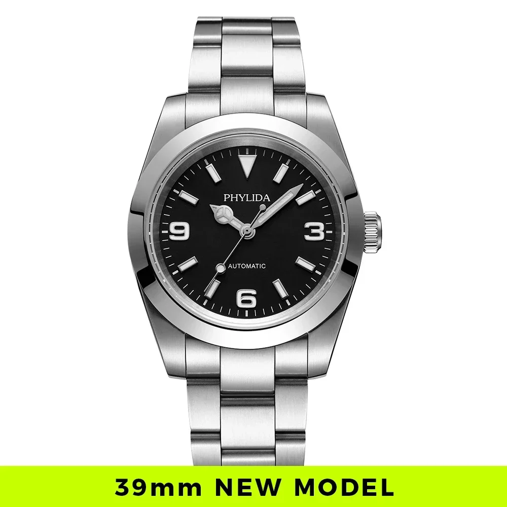 PHYLIDA 39mm Miyota  Automatic - Luxury Watch Black recensione e prezzo