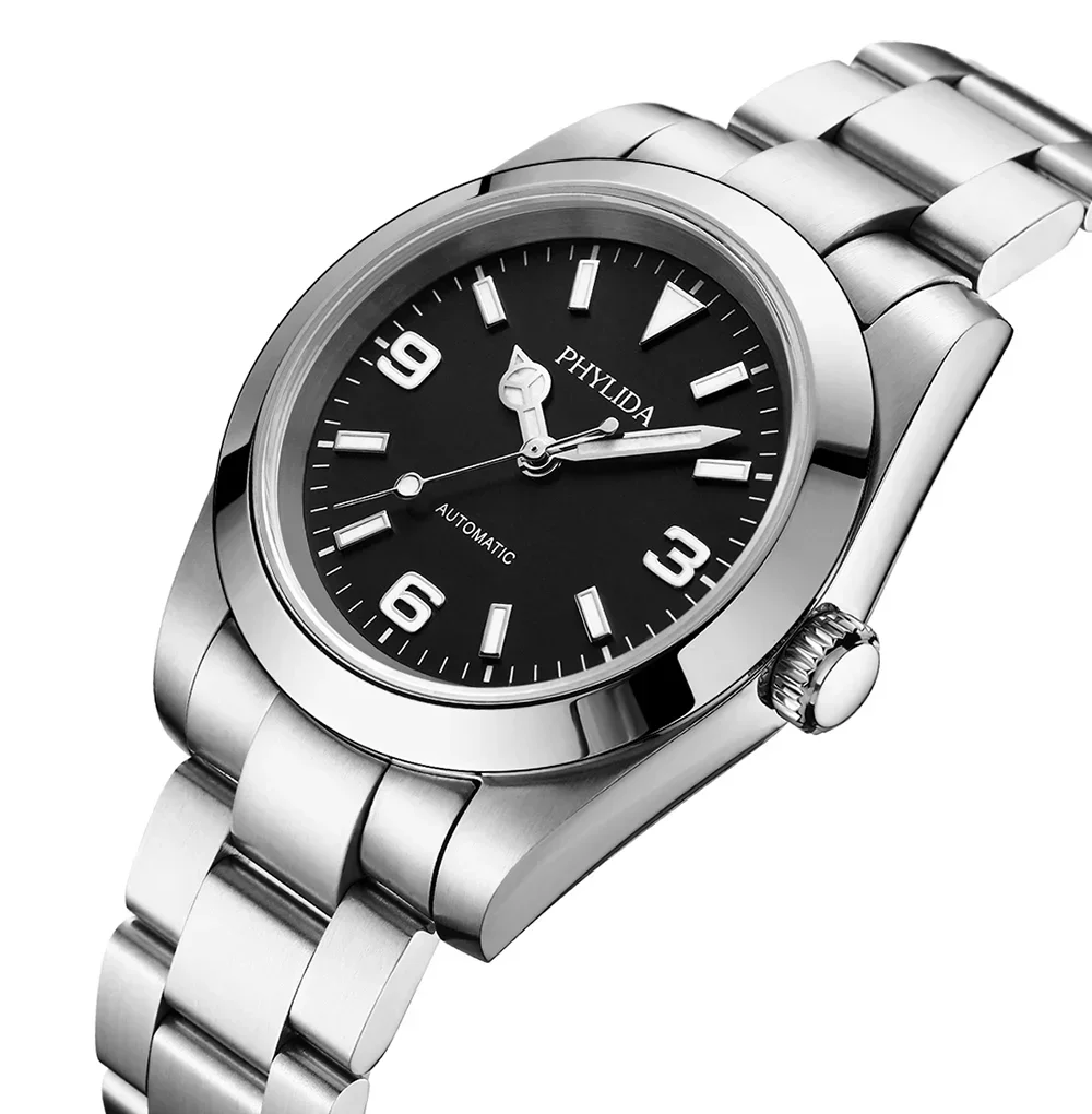PHYLIDA 39mm Miyota  Automatic - Luxury Watch Black recensione e prezzo