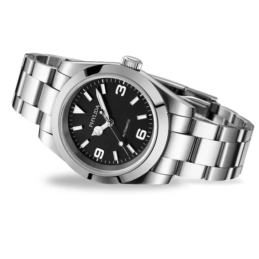 PHYLIDA 39mm Miyota  Automatic - Luxury Watch Black recensione e prezzo