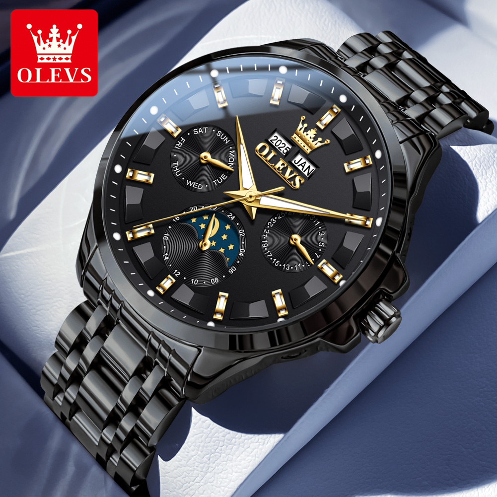 OLEVS 7070 Automatic Watch Men - Luxury Watch Display recensione e prezzo