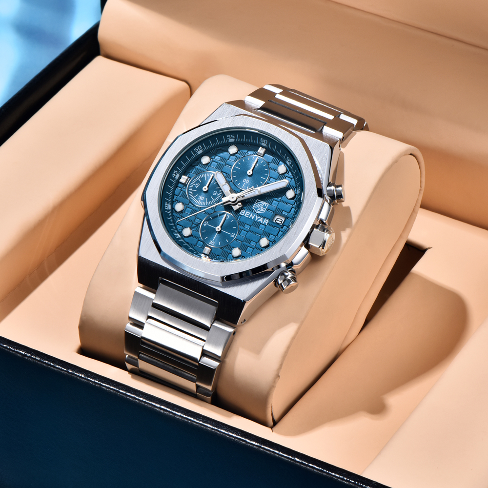 2025 New BENYAR Men's Watches  - Luxury Watch Display recensione e prezzo