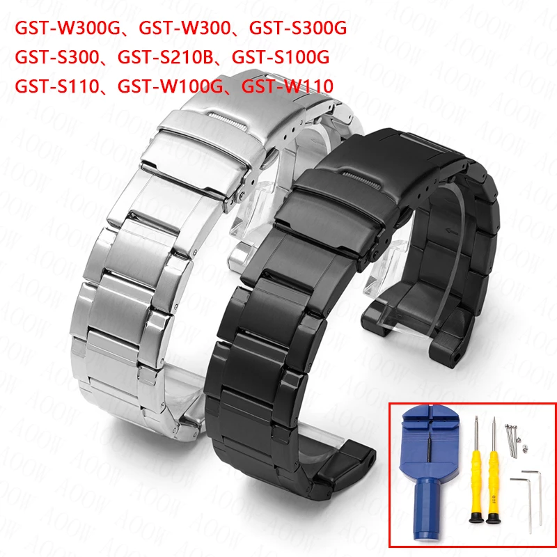 Stainless Steel Strap Watchban - Luxury Watch G Shock recensione e prezzo