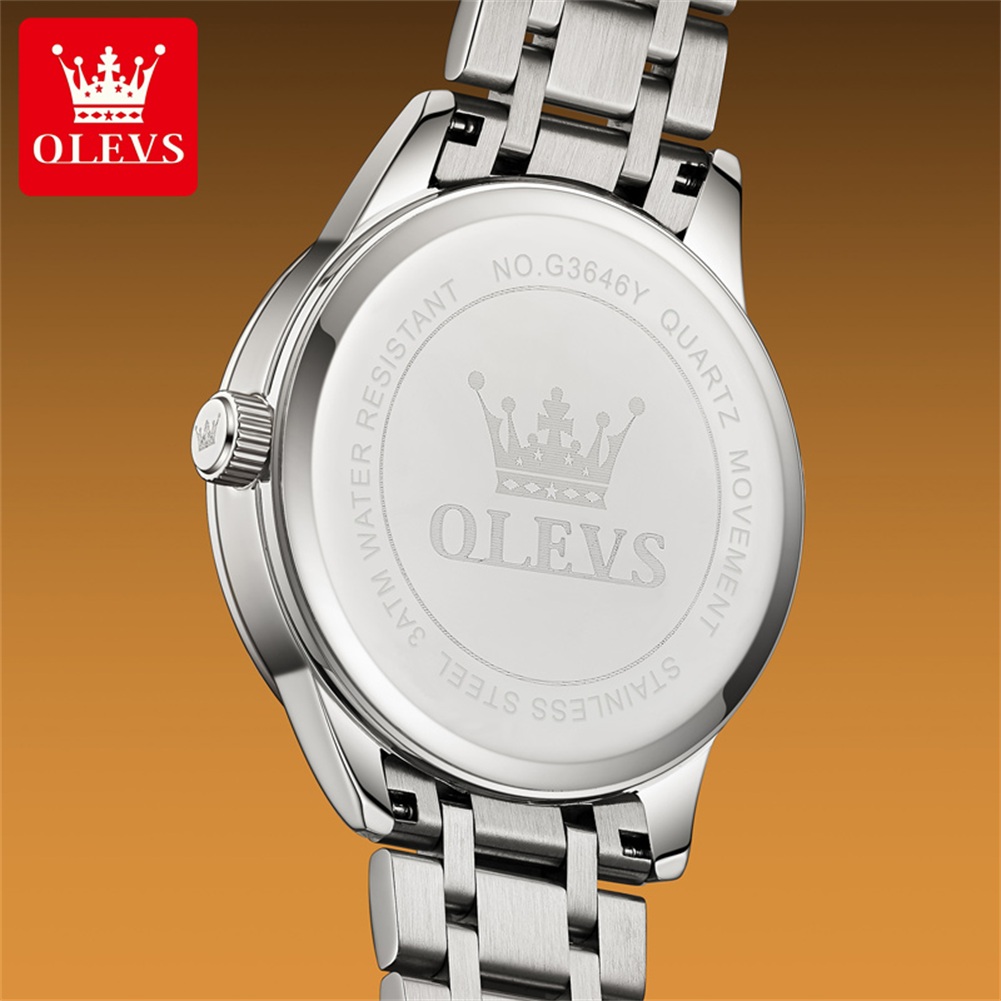 OLEVS Moon Phase men's watches - Luxury Watch Brand recensione e prezzo