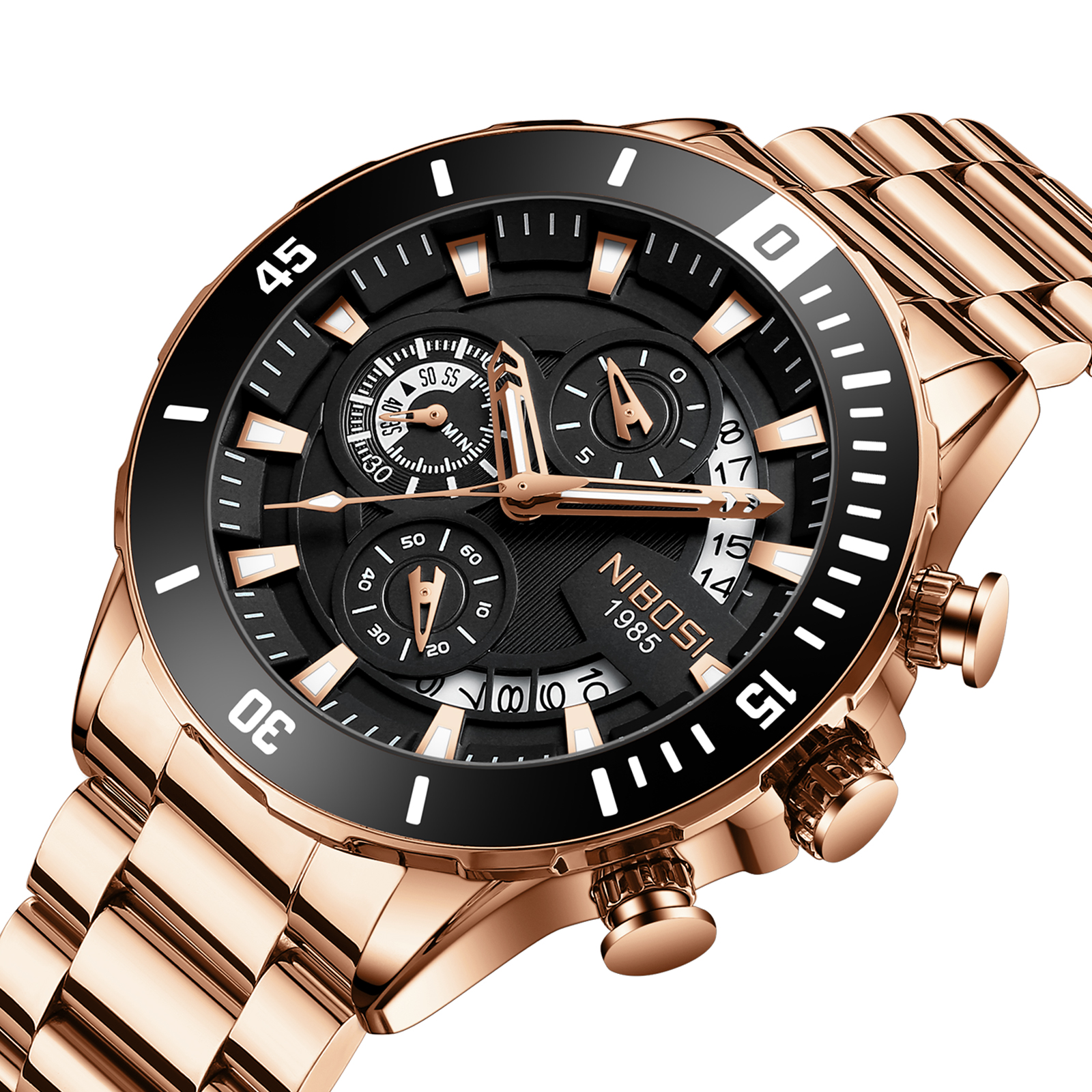 NIBOSI New Men's Watches Top B - Luxury Watch Brand recensione e prezzo