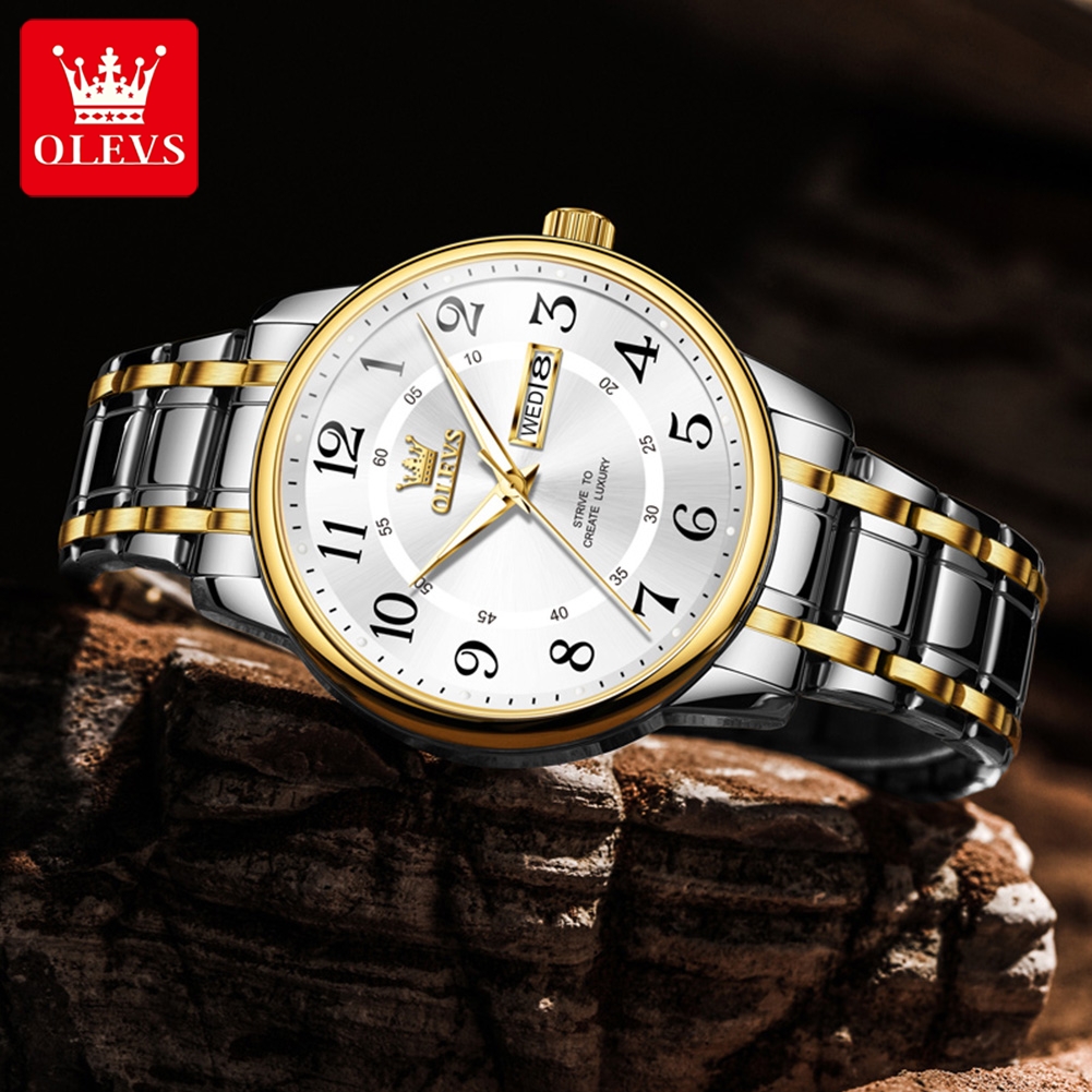 OLEVS Casual fashion men's wat - Luxury Watch Display recensione e prezzo