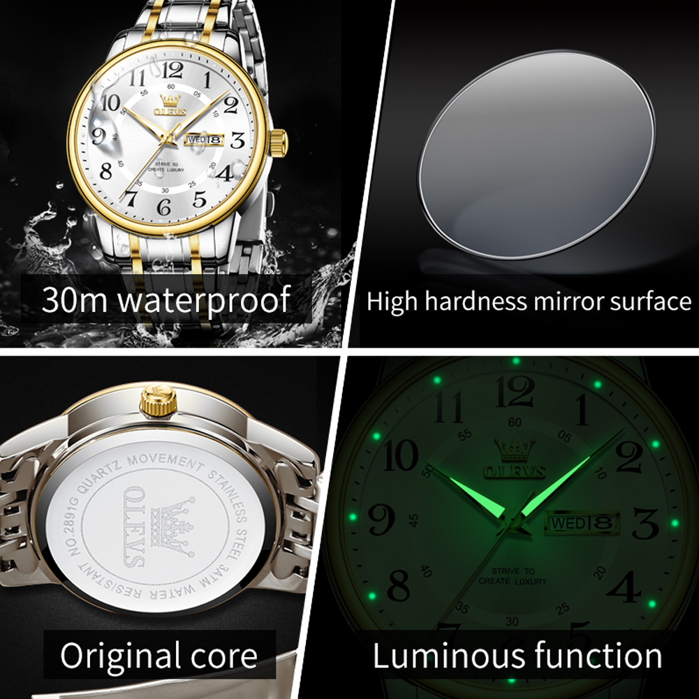 OLEVS Casual fashion men's wat - Luxury Watch Display recensione e prezzo