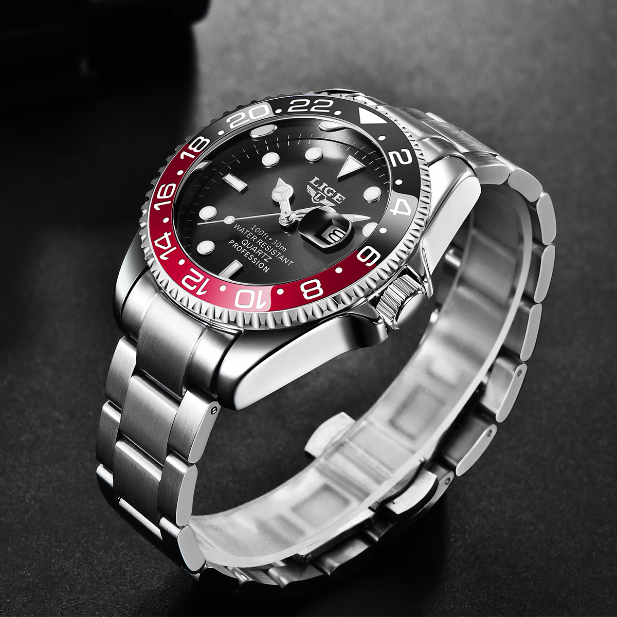 LIGE New Luxury Couple Watches - Open Heart Watch recensione e prezzo