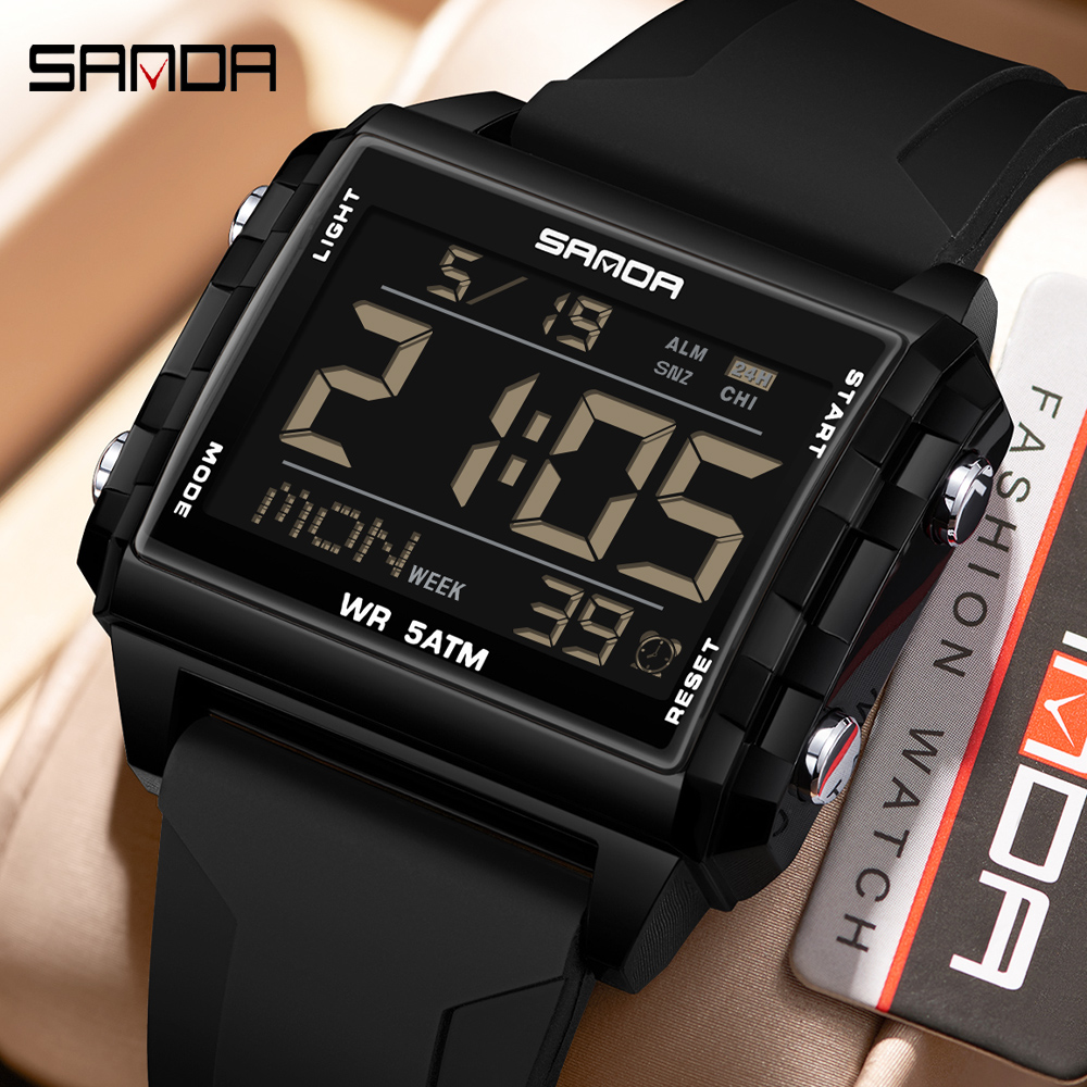 SANDA Brand Fashion LED Watch  - Luxury Watch Brands In World recensione e prezzo