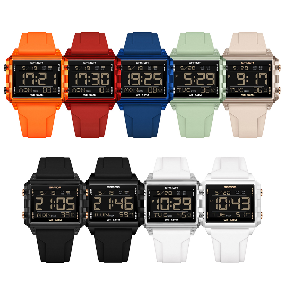 SANDA Brand Fashion LED Watch  - Luxury Watch Brands In World recensione e prezzo