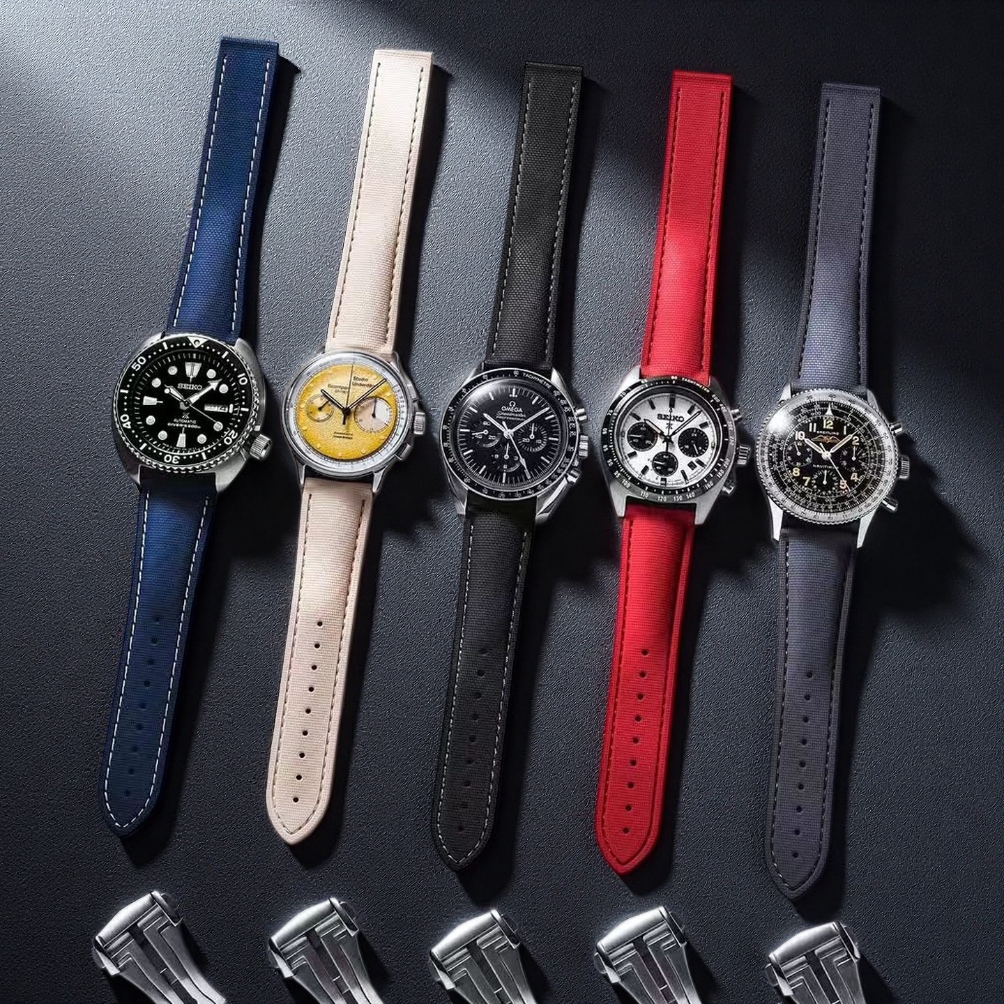 20mm 21mm 22mm Sailcloth FKM W - Luxury Watch Rolex recensione e prezzo