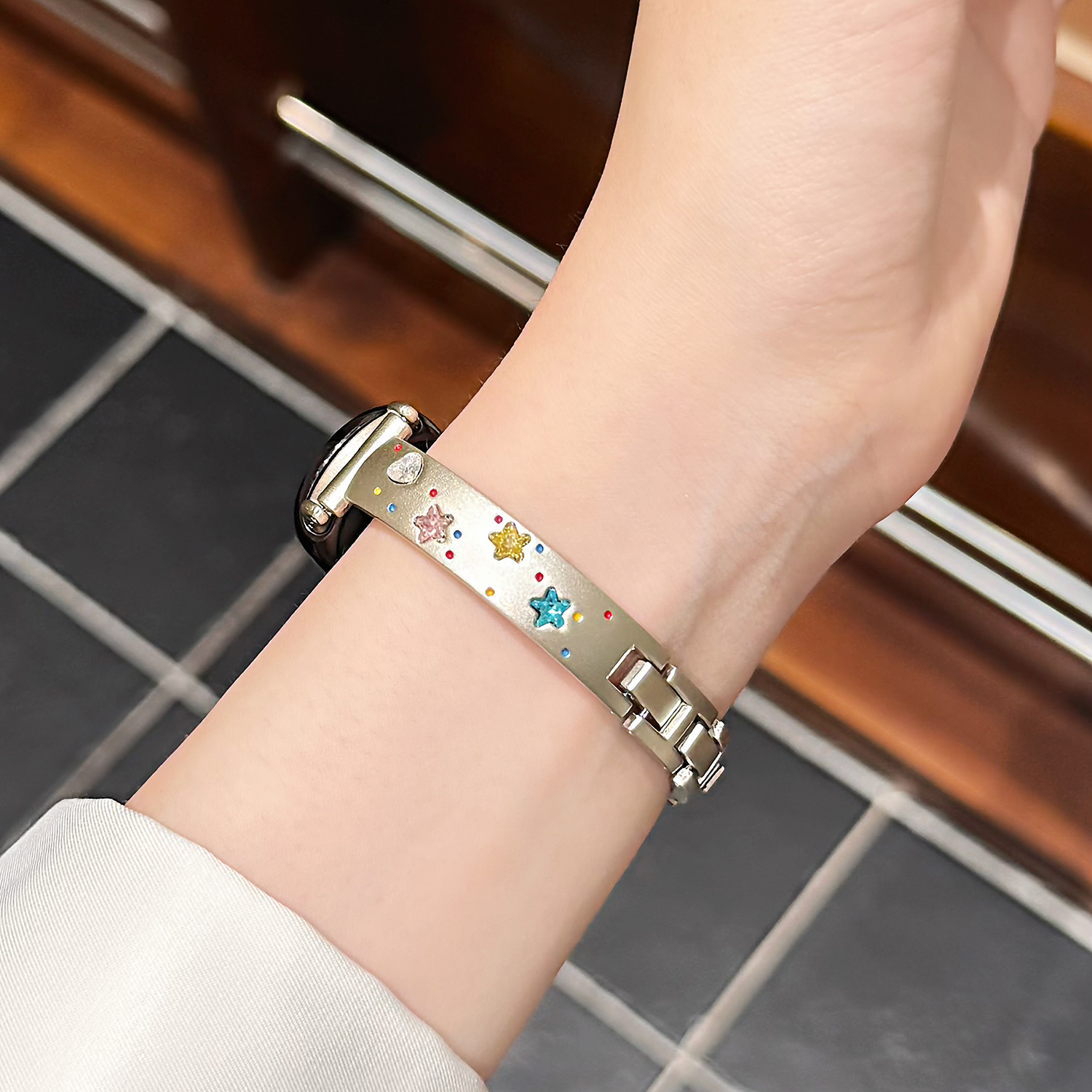 Sparkling luxury metal strap f - Xiaomi Luxury Watch recensione e prezzo
