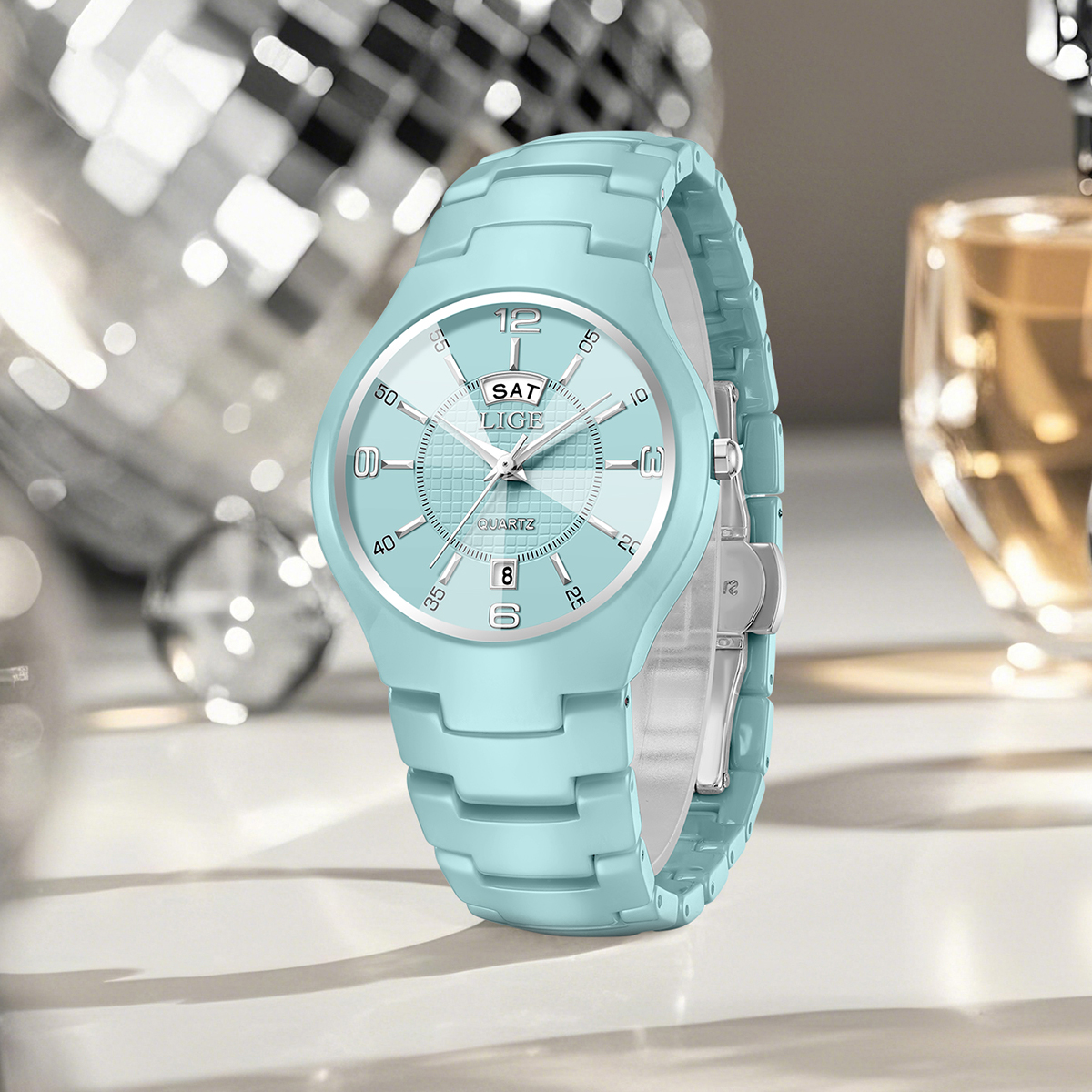 LIGE Luxury Elegant Quartz Wom - Luxury Watch Display recensione e prezzo