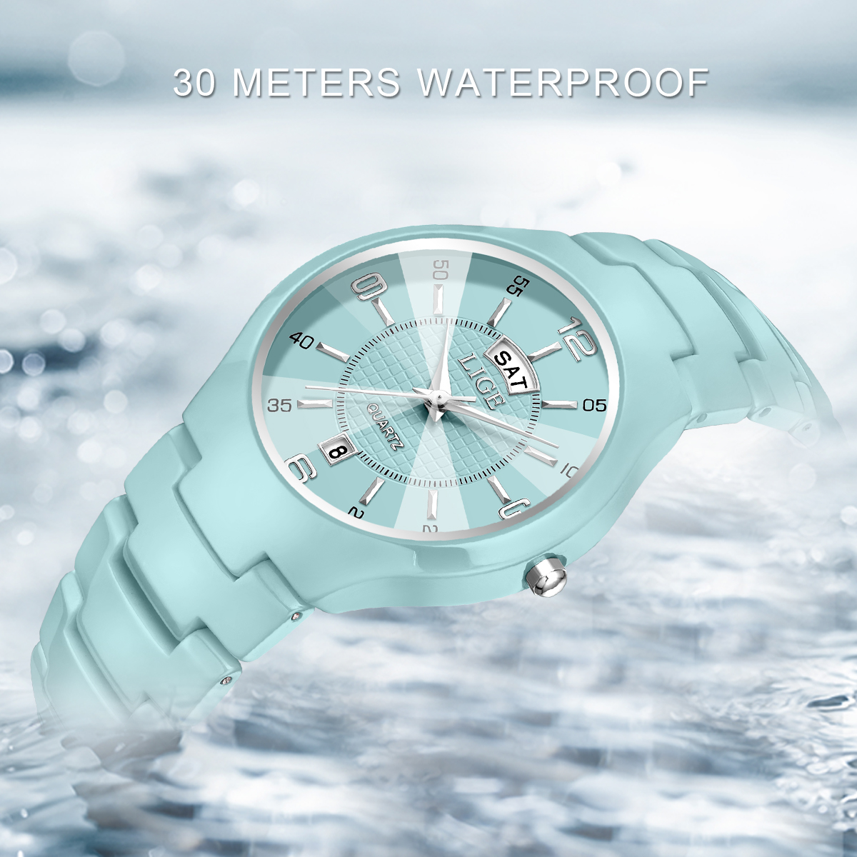 LIGE Luxury Elegant Quartz Wom - Luxury Watch Display recensione e prezzo