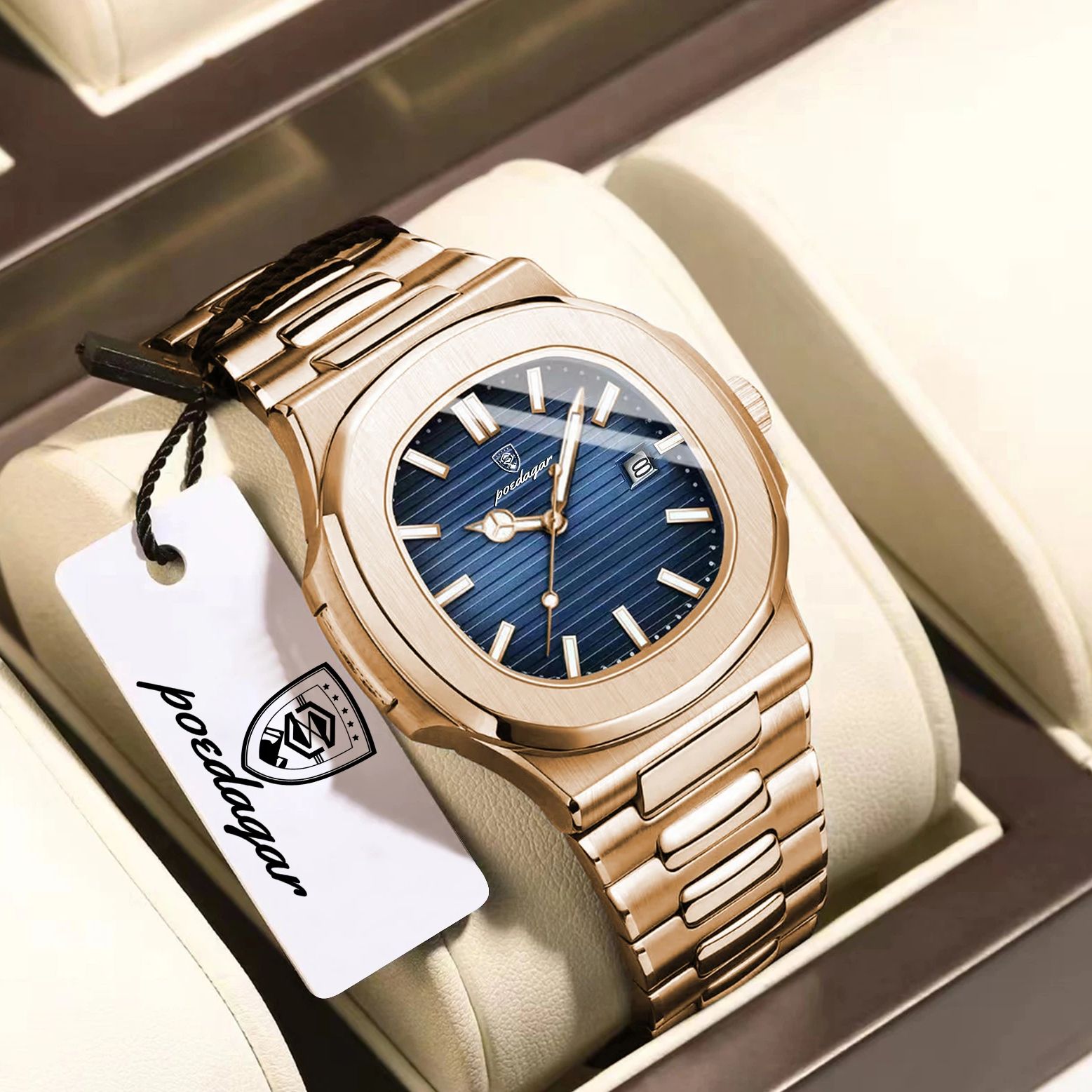 POEDAGAR Fashion Couple Watch  - Open Heart Watch recensione e prezzo