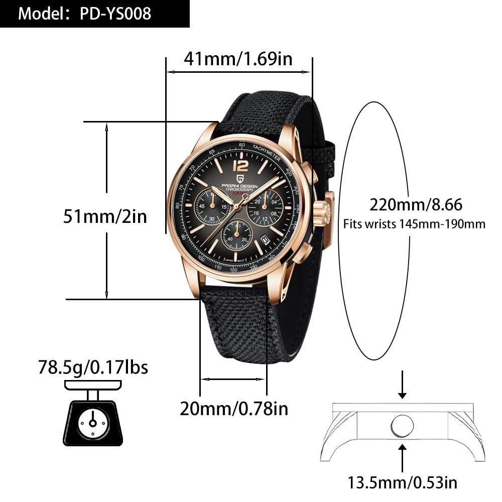 PAGANI DESIGN New Mens Watch 4 - Luxury Watch Brand recensione e prezzo