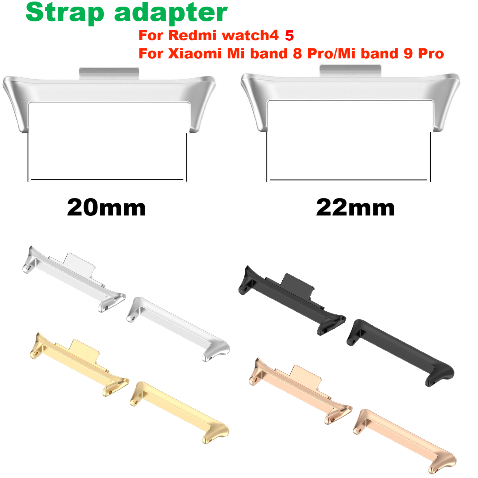 1 Pair Adapter For Redmi Watch - Xiaomi Luxury Watch recensione e prezzo