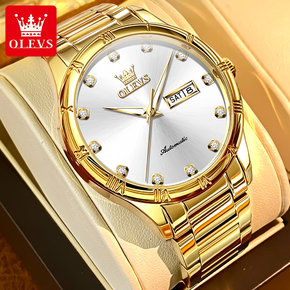 OLEVS Men's Watches Luxury Cas - Luxury Watch Display recensione e prezzo