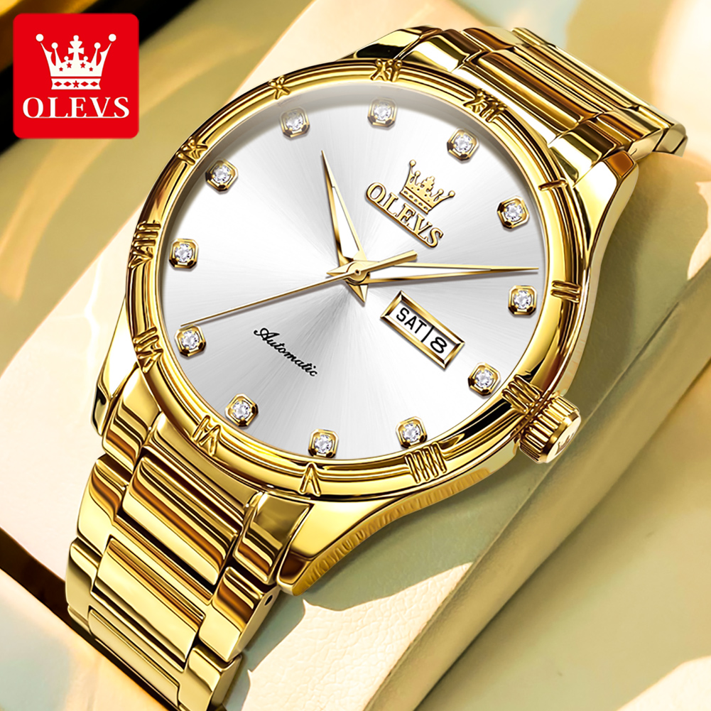 OLEVS Men's Watches Luxury Cas - Luxury Watch Display recensione e prezzo