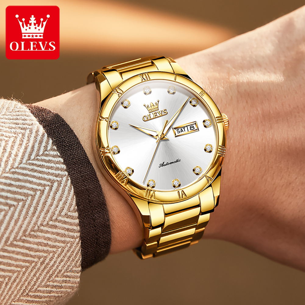 OLEVS Men's Watches Luxury Cas - Luxury Watch Display recensione e prezzo