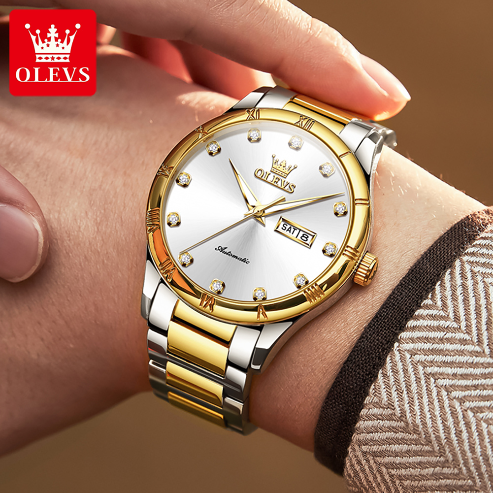 OLEVS Men's Watches Luxury Cas - Luxury Watch Display recensione e prezzo