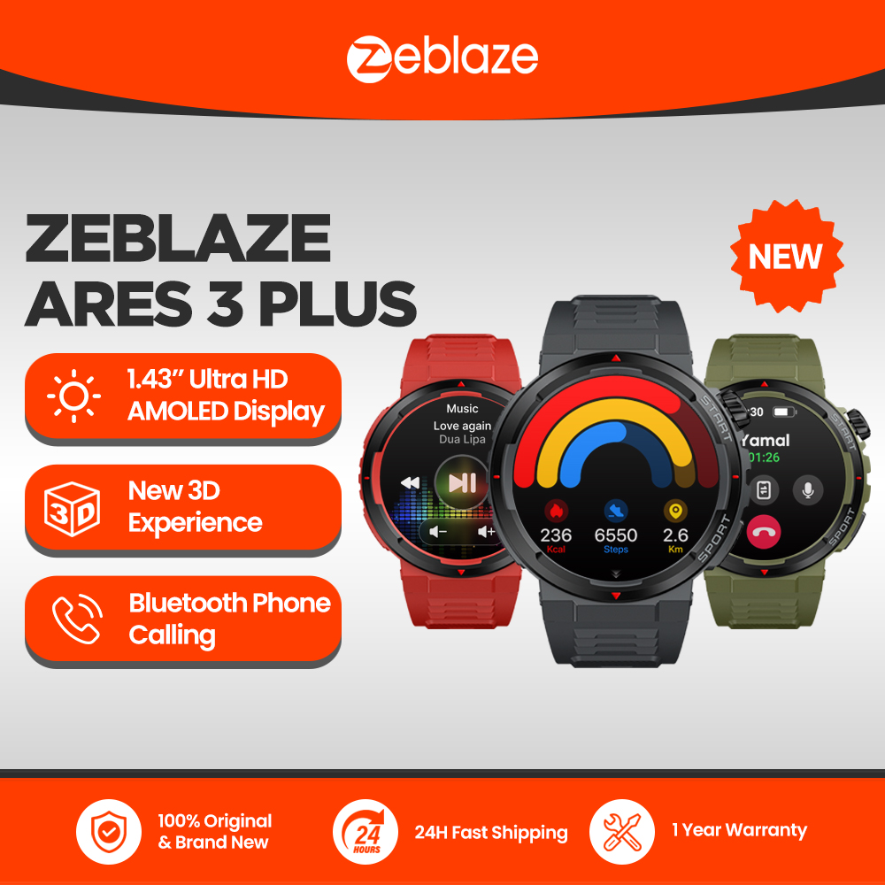 New Zeblaze Ares 3 Plus 1.43'' - Xiaomi Luxury Watch recensione e prezzo