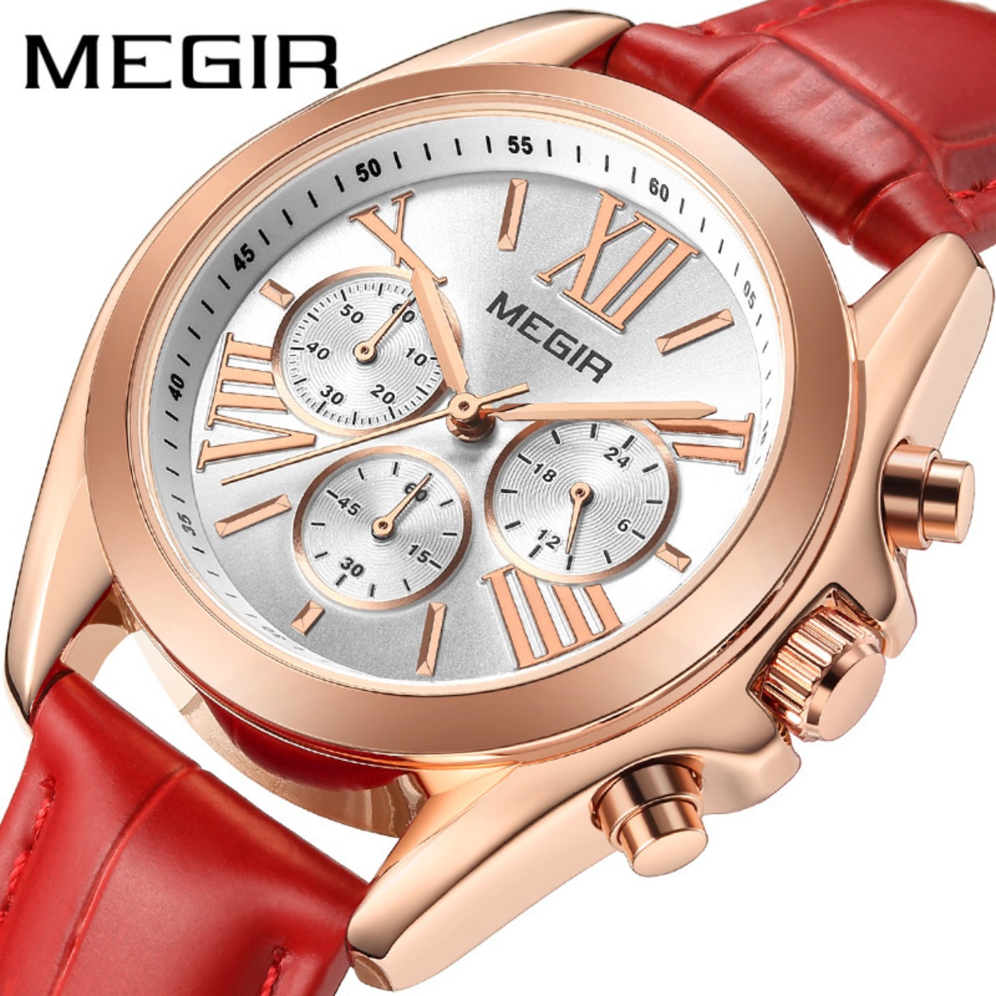 MEGIR New Luxury Leather Watch - Luxury Watch Brand recensione e prezzo