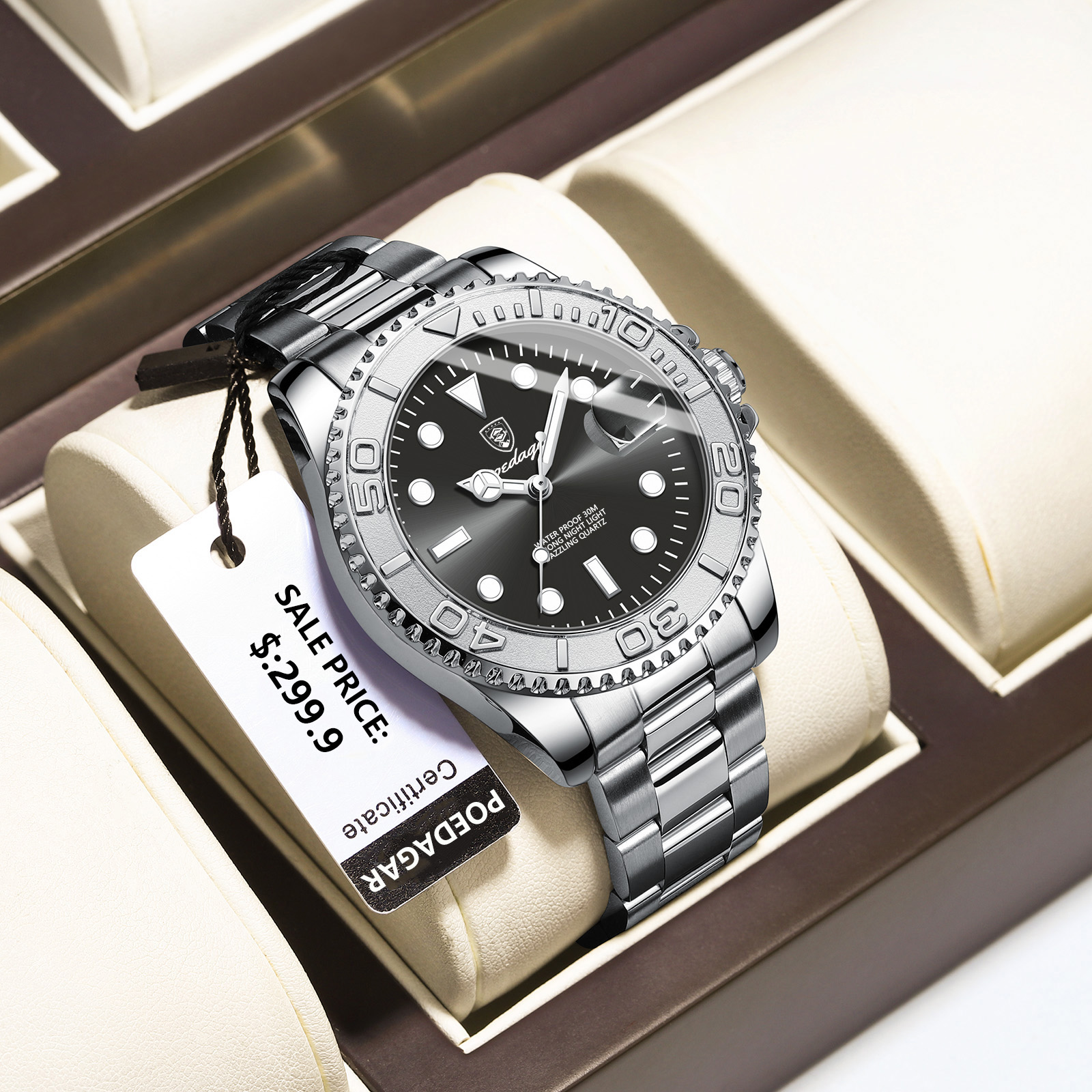 POEDAGAR Top Luxury Man Watch  - Open Heart Watch recensione e prezzo