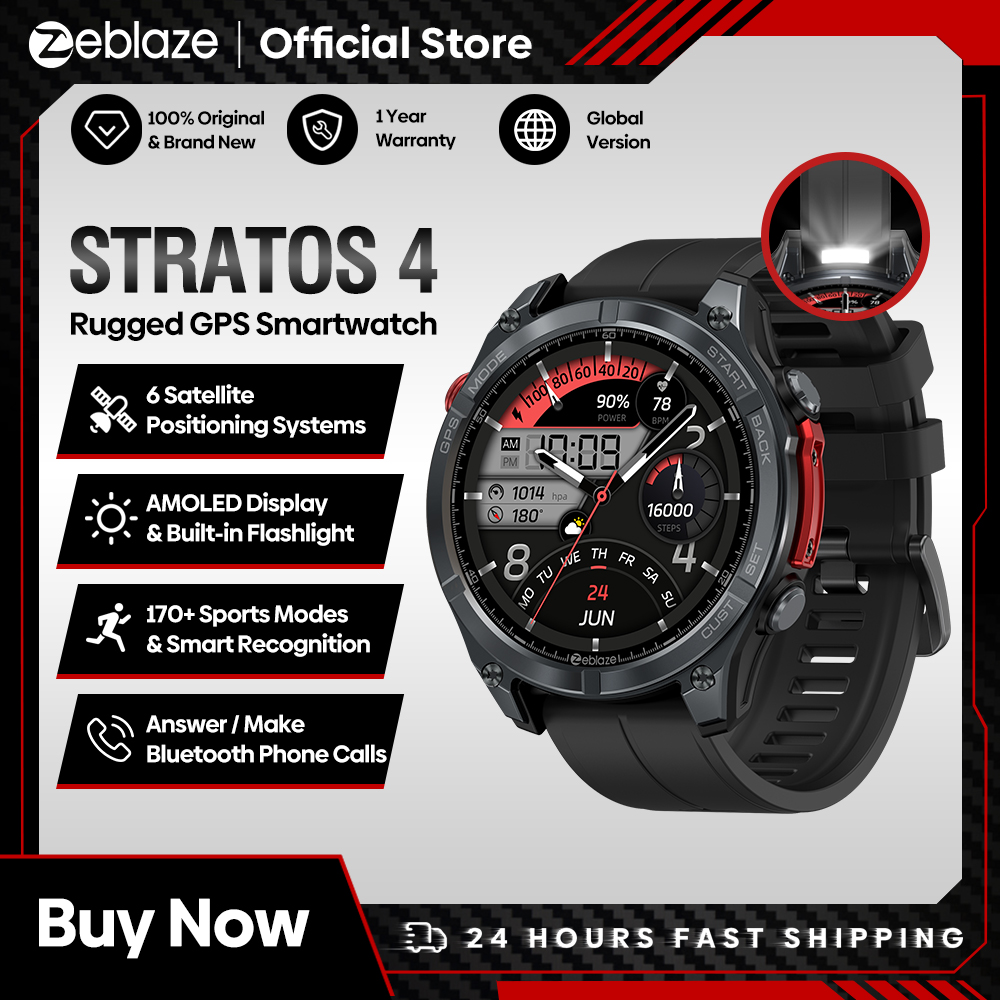 NEW Zeblaze Stratos 4 GPS Smar - Xiaomi Luxury Watch recensione e prezzo