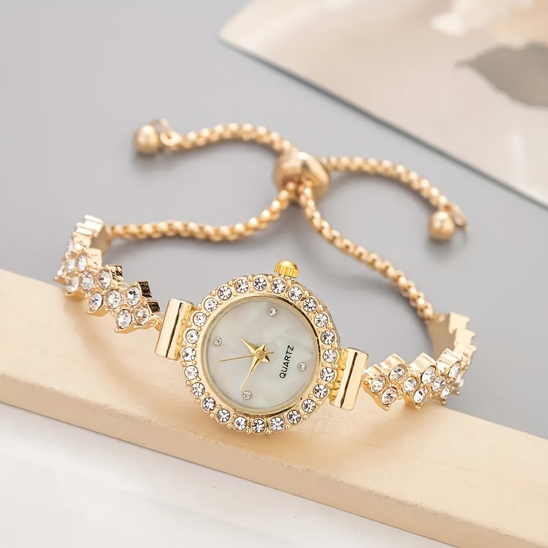 1 piece of elegant women's qua - Luxury Watch Gold recensione e prezzo