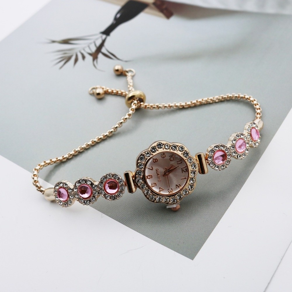 Fashion Rhinestone Women Quart - Open Heart Watch recensione e prezzo