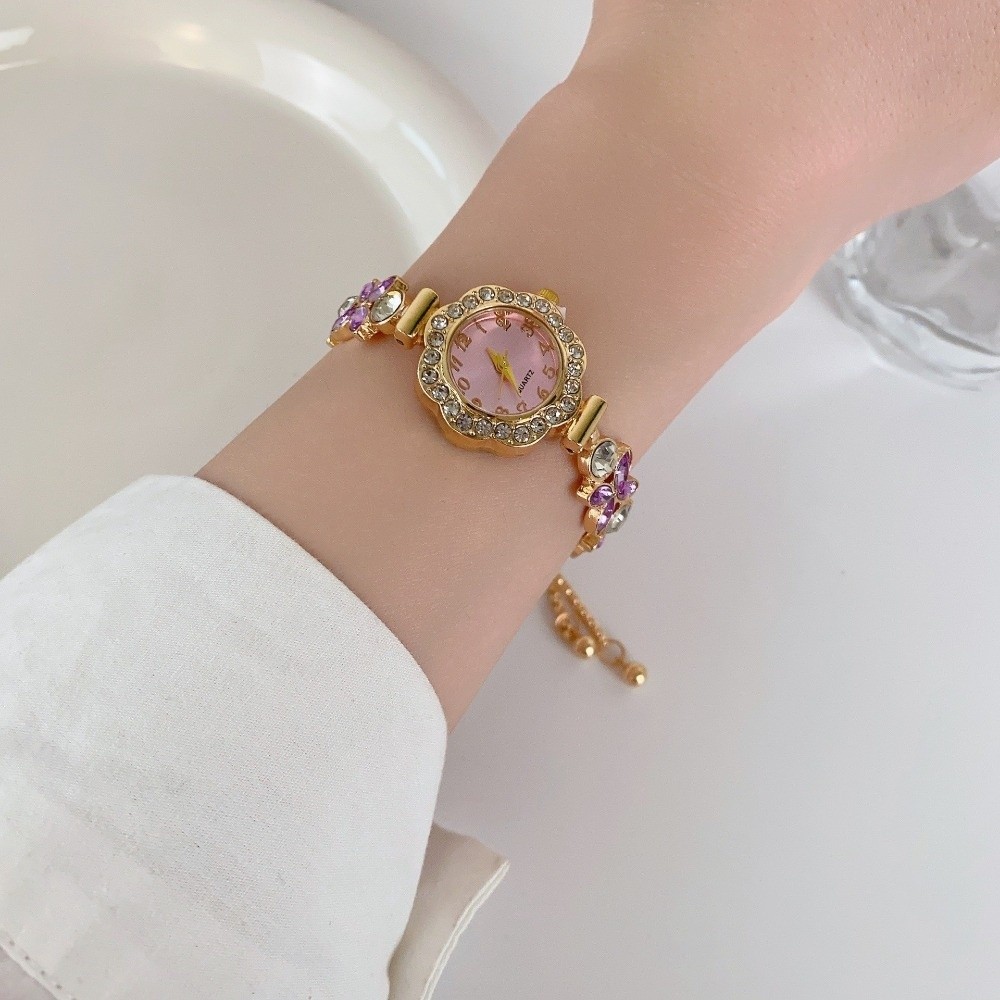 Fashion Rhinestone Women Quart - Open Heart Watch recensione e prezzo