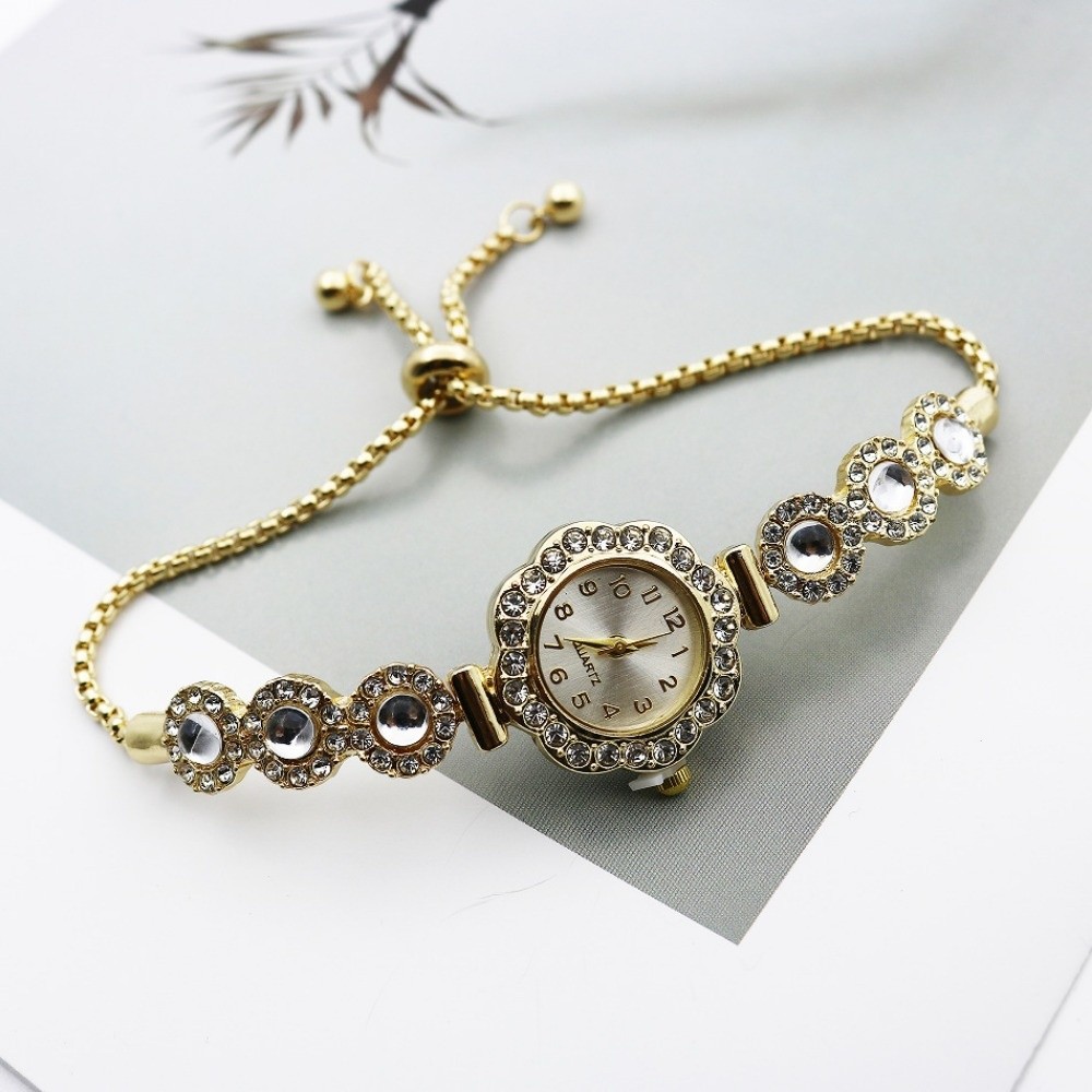 Fashion Rhinestone Women Quart - Open Heart Watch recensione e prezzo