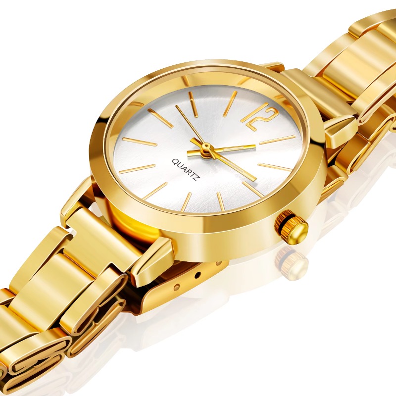 2pcs Set Watch Luxury Women Si - Luxury Watch Gold recensione e prezzo