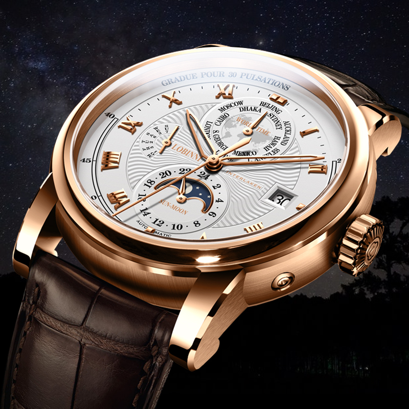LOBINNI Men Watch Luxury Brand - Luxury Watch Brands In World recensione e prezzo