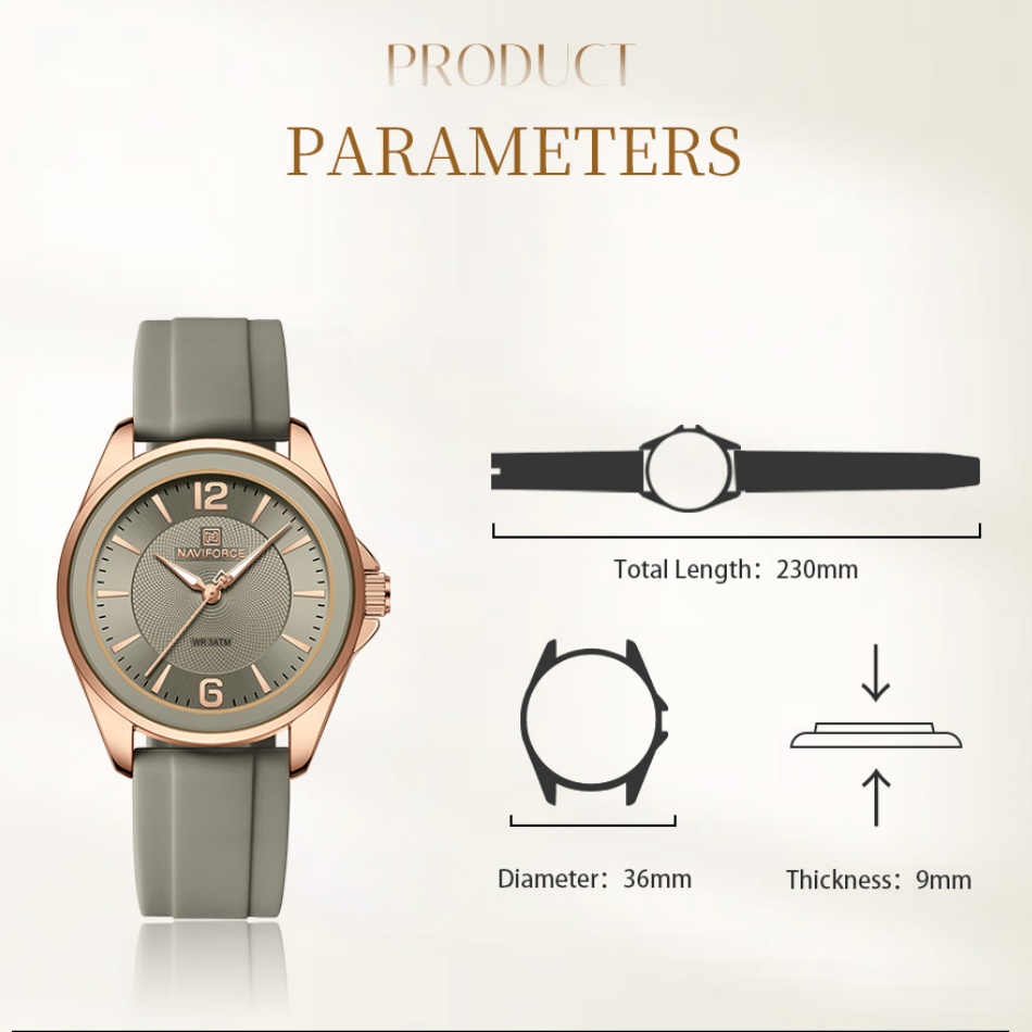 New Style NAVIFORCE Women's Wa - Luxury Watch Black recensione e prezzo