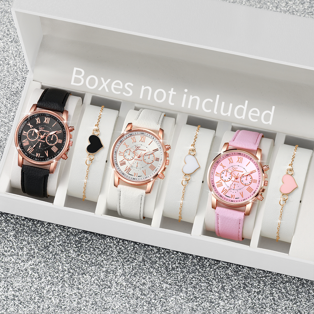 6PCS Fashion Women Watches Hea - Open Heart Watch recensione e prezzo