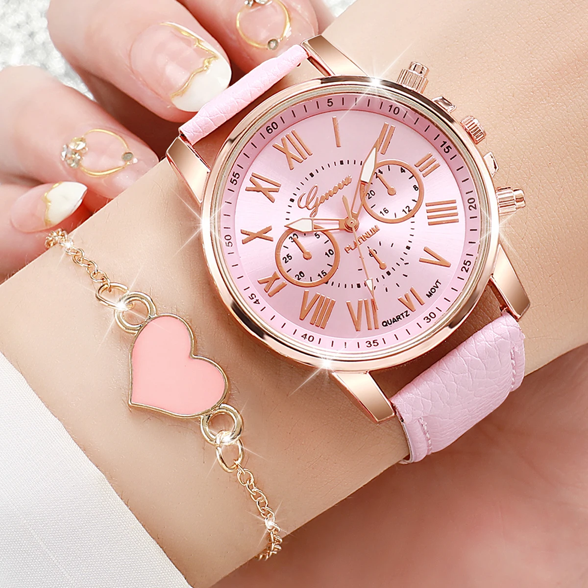6PCS Fashion Women Watches Hea - Open Heart Watch recensione e prezzo