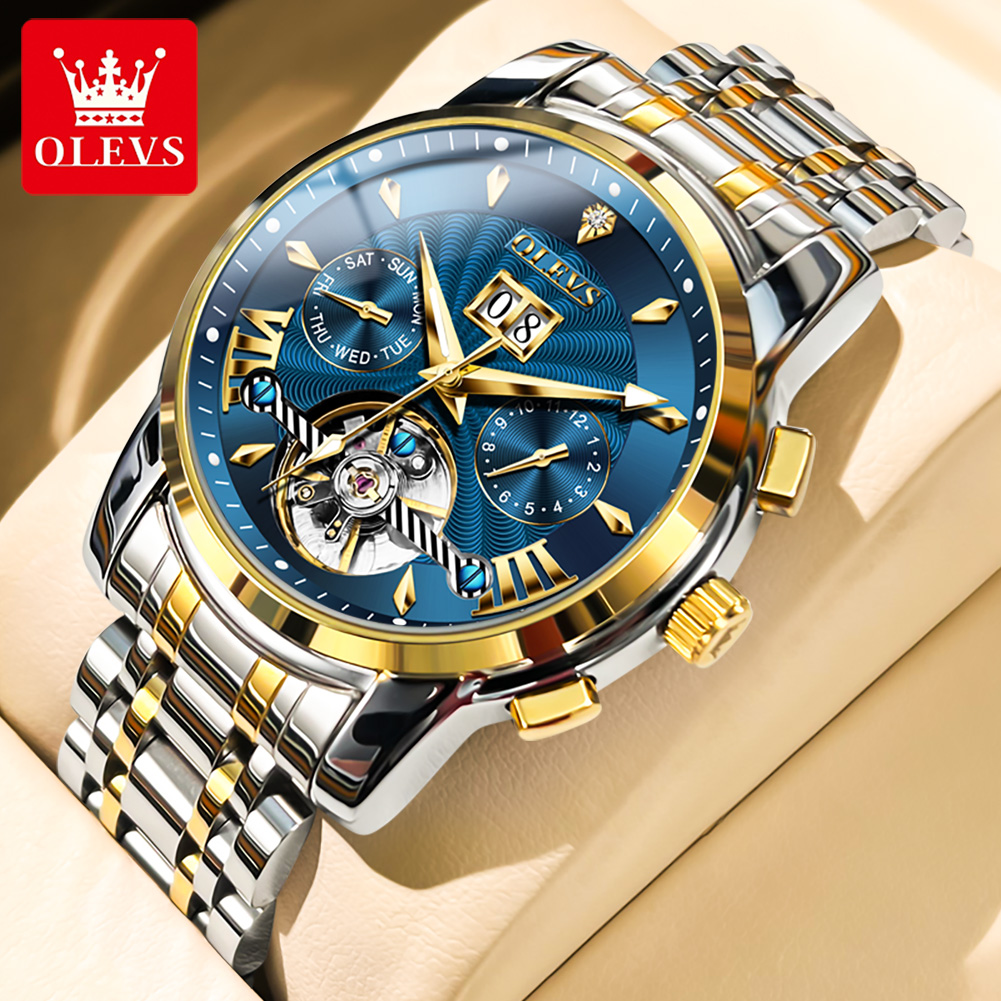 OLEVS Men Watches Luxury Fashi - Luxury Watch Display recensione e prezzo