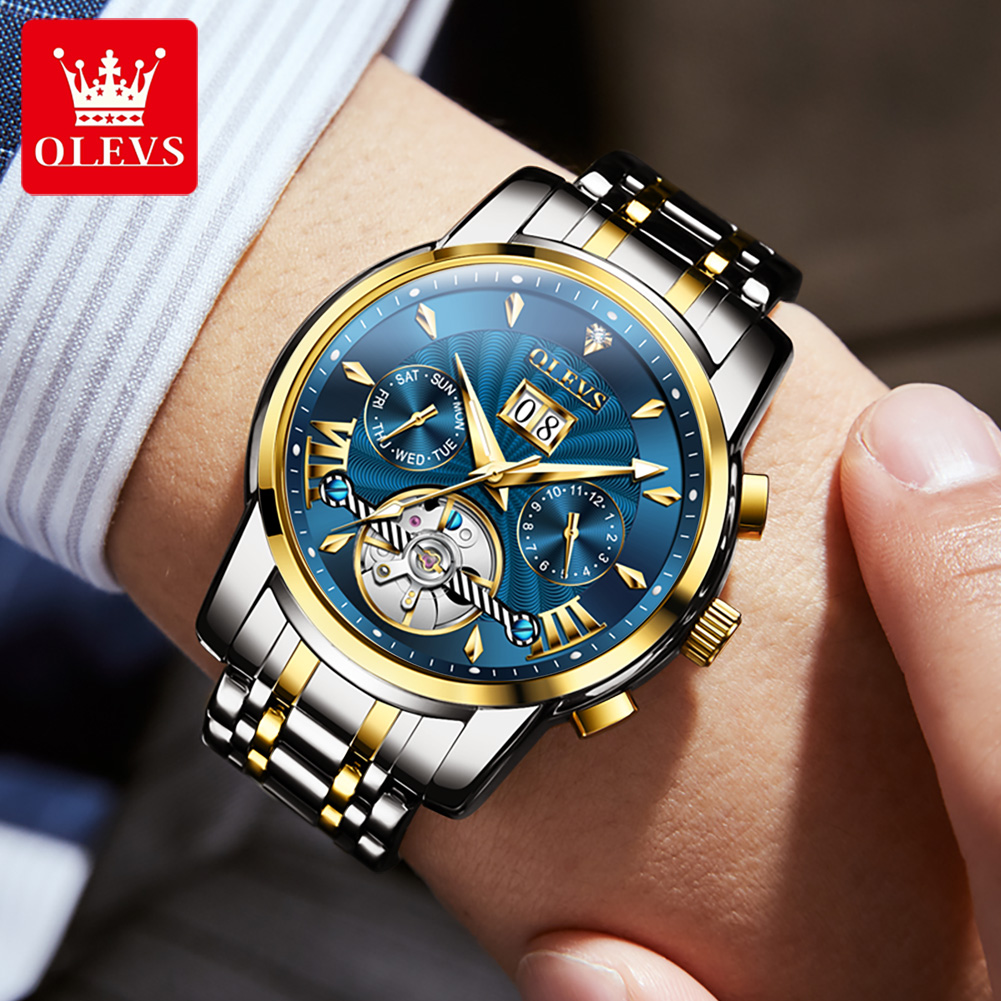 OLEVS Men Watches Luxury Fashi - Luxury Watch Display recensione e prezzo
